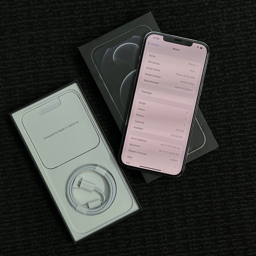 The Box Iphone Apple 12 Pro Max Box Contents Open Box Inside