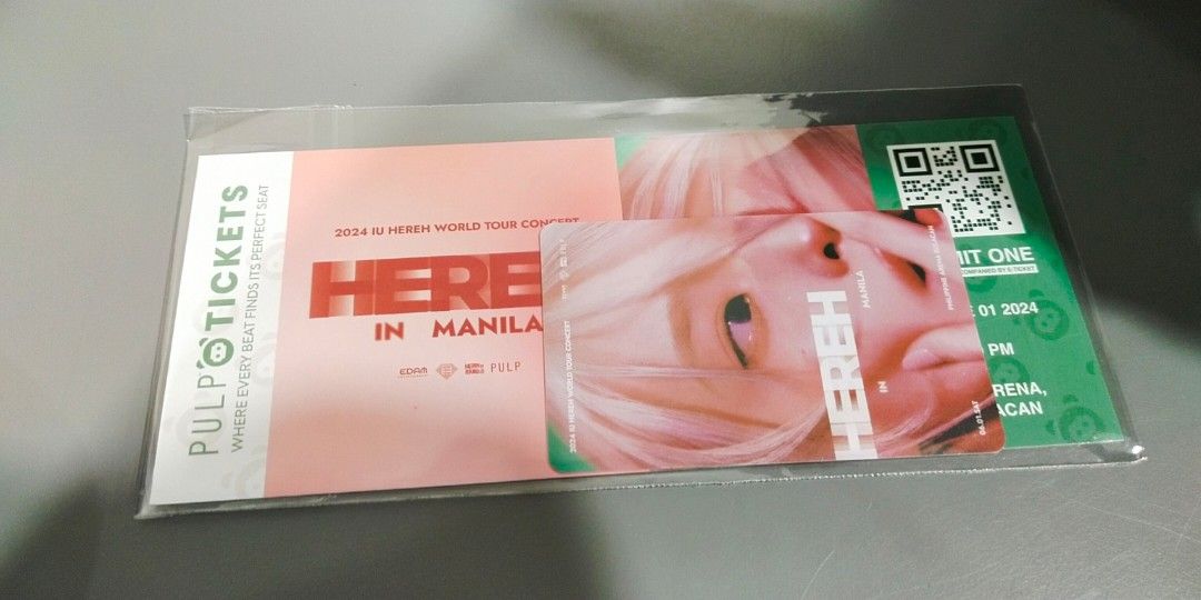 IU HEREH Manila Concert memorabilia (Category: Other Merchandise) located in Quezon City. Submitted by jannineteen (Listing ID 1307750141, Image 1). Description: .