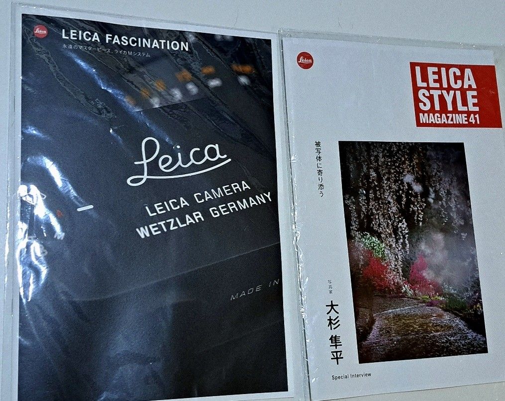 LEICA STYLE MAGAZINE (2冊） LEICA STYLE MAGAZINE (2冊） LEICA PHOTOGRAPHY MAGAZINE 1957