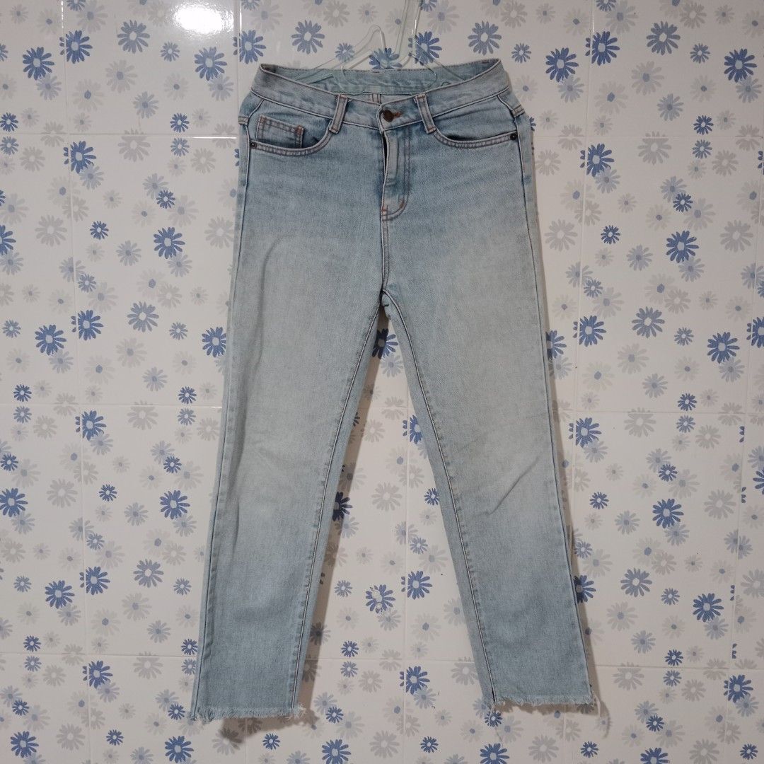 Loose Jeans Alice Denim, Fesyen Wanita, Pakaian Wanita, Bawahan di