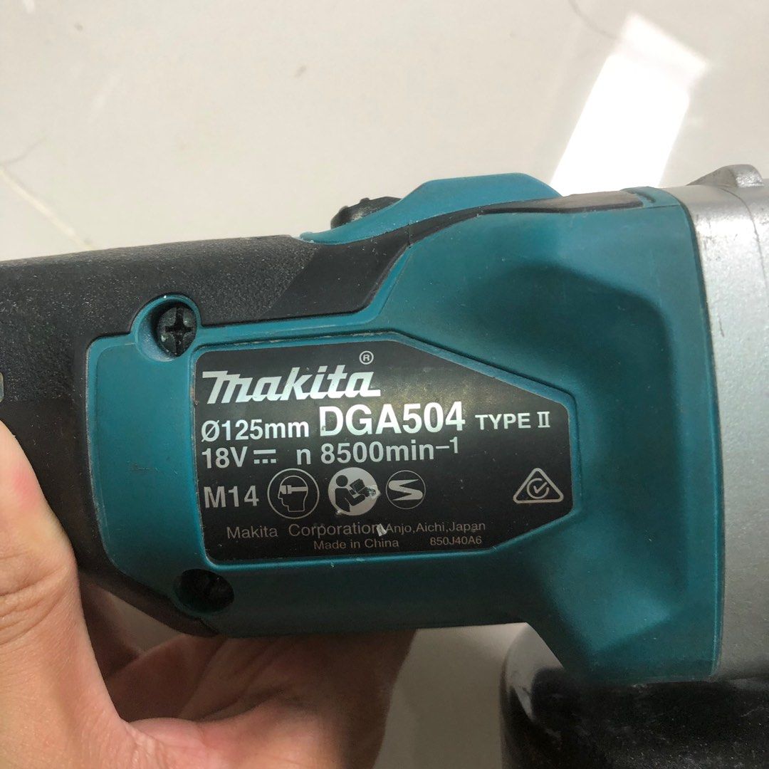 Makita Angle Grinder DGA504 Type II 18V Brushless 125mm