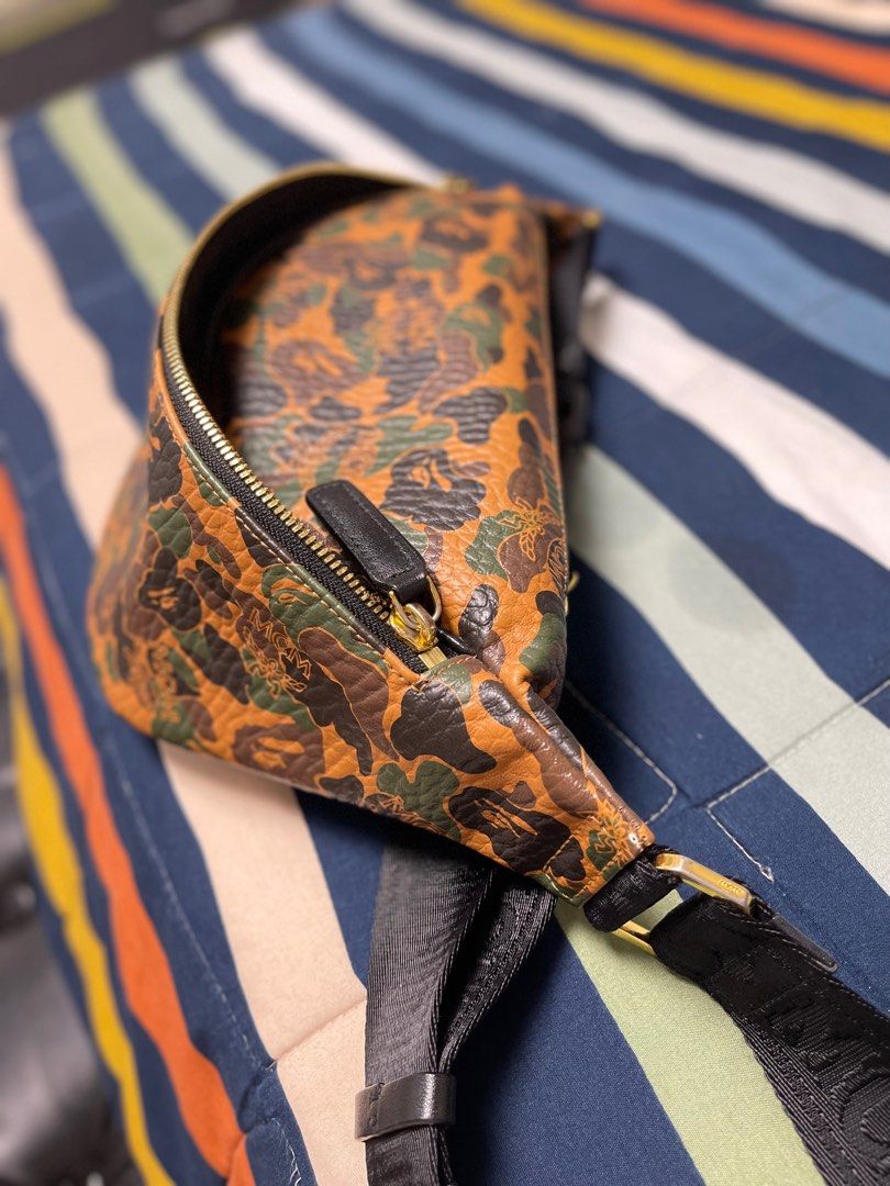MCM BAPE Beltbag (Category: Luxury Bags & Wallets) located in Bautista. Submitted by mariazoyacloset (Listing ID 1307577472, Image 3). Description: Bag only. Legit. No inclusion. Legit check all you want. No issues. Not a reseller, bag ko po ito ako lang gumamit. Not ukay/thrifted!!! 25k plus sf LBC. Meet up/meet halfway within pangasinan area only..
