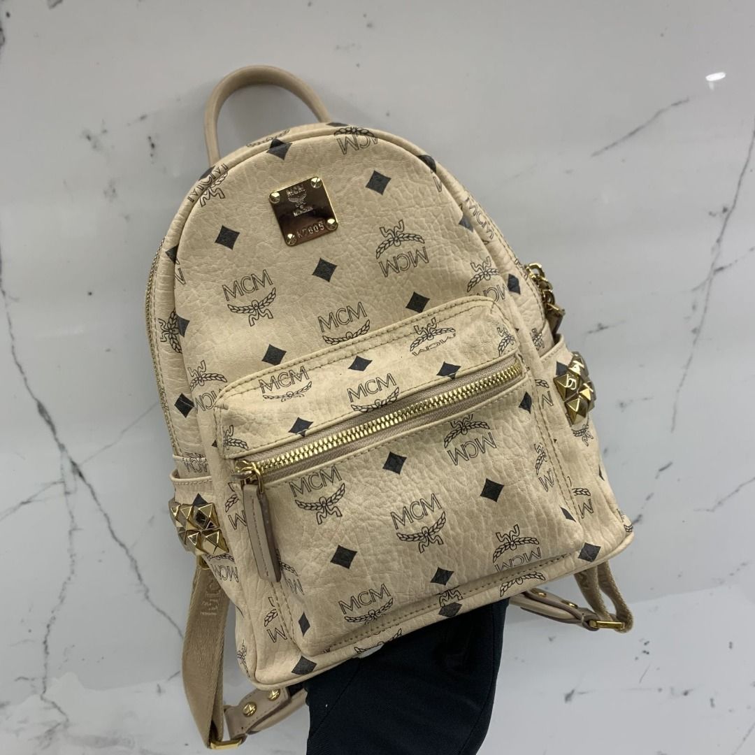 MCM BEIGE MINI BACKPACK 247025221 WE