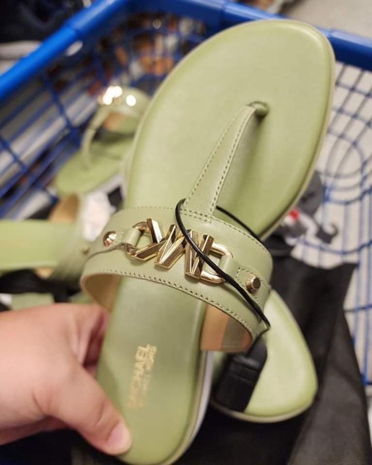 Michael kors olive green sandals online