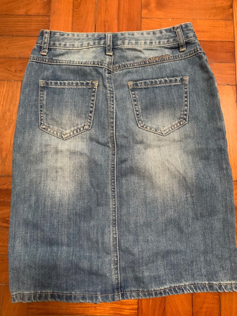 Minkpink denim skirt 2025