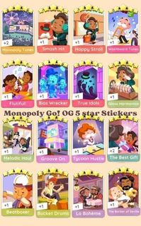 Monopoly Sticker 3-Star, Hobbies & Toys, Toys & Games on Carousell