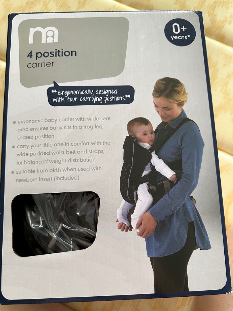 Babycloset Clearance Mothercare Position Baby Carrier Manual