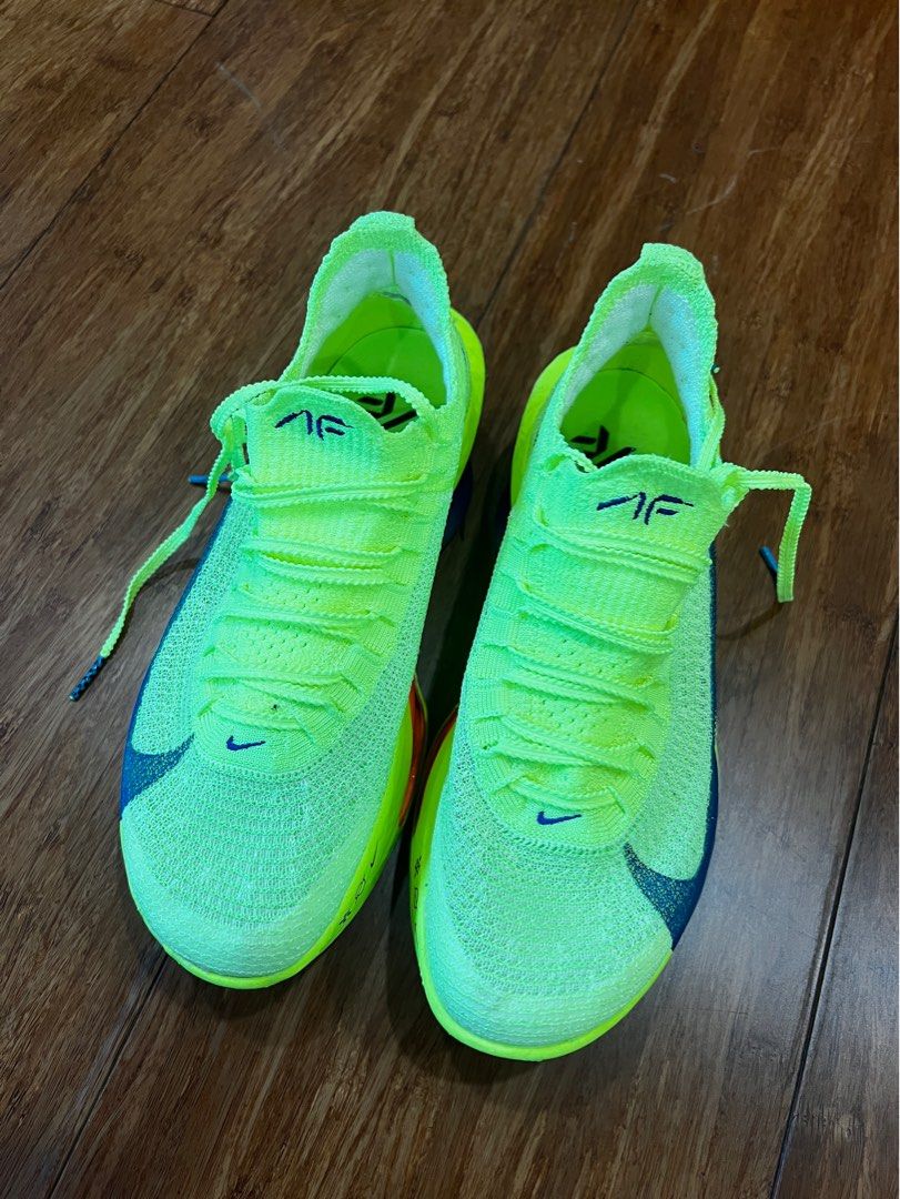 Nike Alphafly (Category: Sneakers) located in Quezon City. Submitted by zerinap (Listing ID 1307669110, Image 2). Description: Size in the photo (ladies) Miliage 70km Somehow tight for my feet.