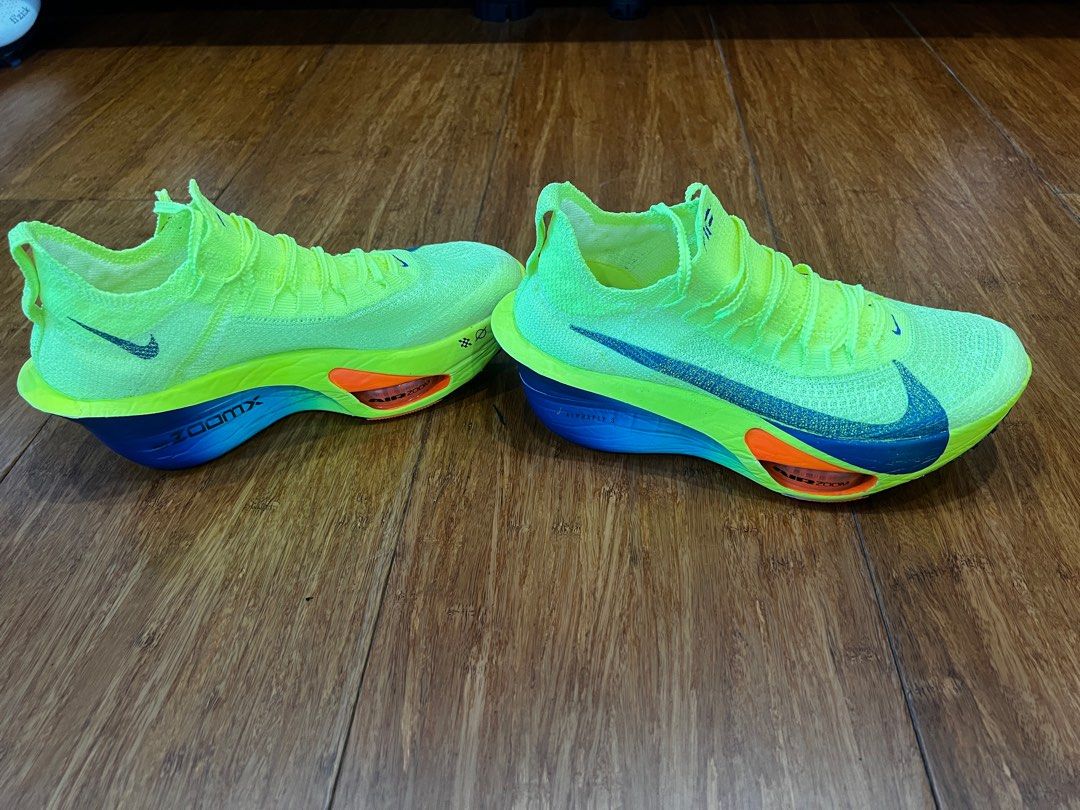 Nike Alphafly (Category: Sneakers) located in Quezon City. Submitted by zerinap (Listing ID 1307669110, Image 3). Description: Size in the photo (ladies) Miliage 70km Somehow tight for my feet.