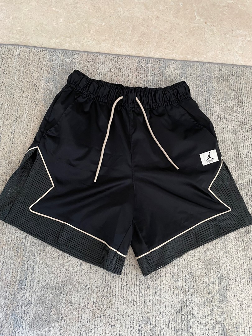 jordan diamond satin shorts