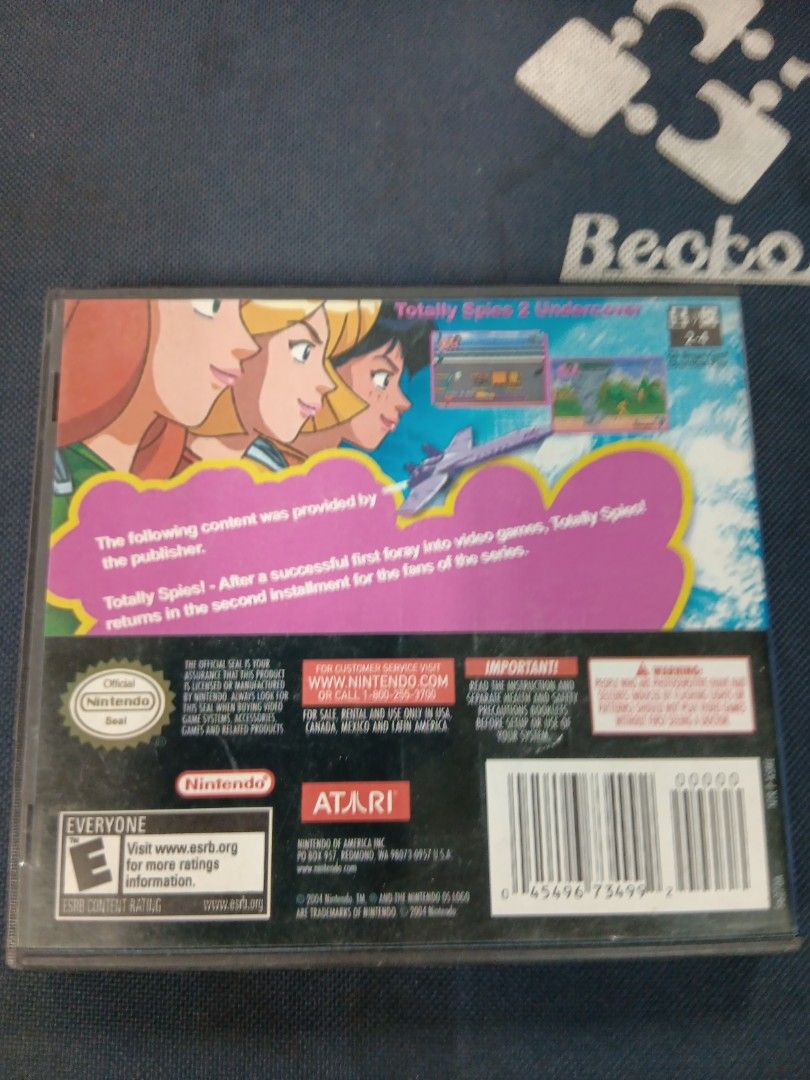 Nintendo Ds Totally Spies 2 Undercover (Category: Nintendo) located in Manila. Submitted by ayinong0453384 (Listing ID 1307651941, Image 3). Description: item is in excellent condition working, no manual copy game only pm for order.