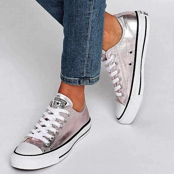 Converse metallic rose gold deals