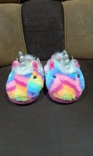 Pambahay or pantulog unicorn slipper