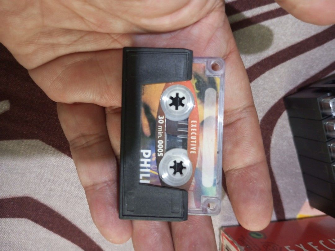 Philips Mini Cassettes (Category: Voice Recorders) located in Cabuyao City. Submitted by treblig23 (Listing ID 1307644484, Image 2). Description: Philips Mini-Cassette Php 250.00/pc. 30 Minutes unused, open box. Cabuyao/Sta. Rosa Laguna Area.