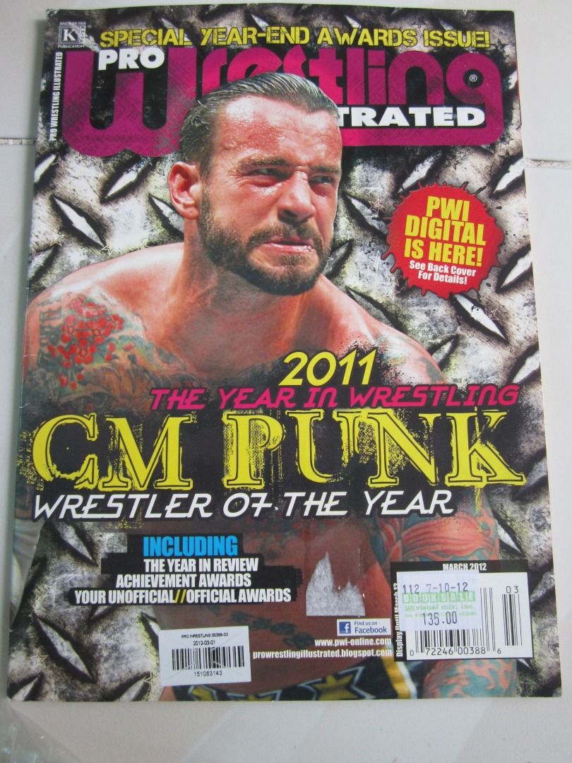 Pro Wrestling Illustrated (March 2012) (Category: Magazines) located in Calamba. Submitted by thenelsonamaneksperience (Listing ID 1307721795, Image 1). Description: .