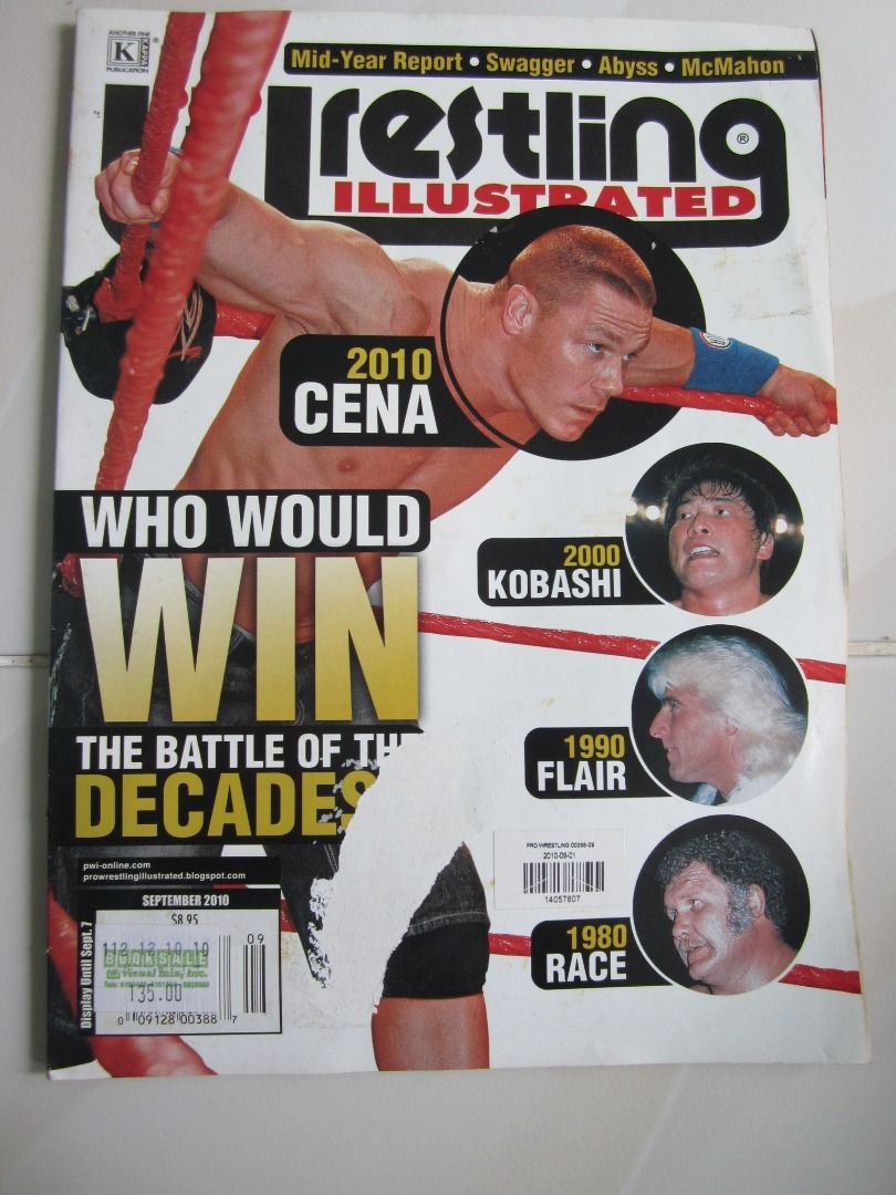 Pro Wrestling Illustrated (September 2010) (Category: Magazines) located in Calamba. Submitted by thenelsonamaneksperience (Listing ID 1307720780, Image 1). Description: .