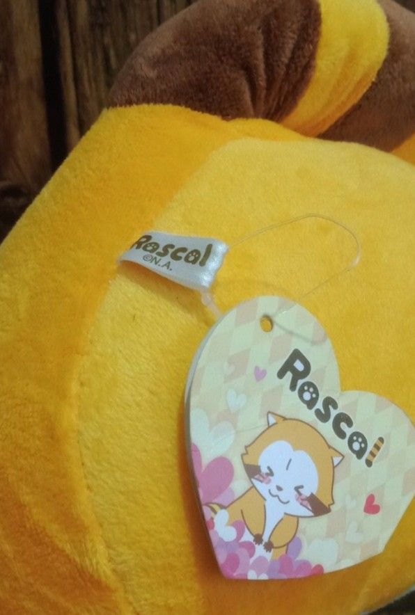 Rascal plush (Category: Plushies & Soft Toys) located in Sungai Petani. Submitted by vintageaura (Listing ID 1307673832, Image 2). Description: size around 14inch (35-36 cm) still have hard tag FREE POSTAGE FOR SEMENANJUNG AREA.