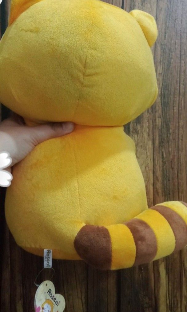 Rascal plush (Category: Plushies & Soft Toys) located in Sungai Petani. Submitted by vintageaura (Listing ID 1307673832, Image 3). Description: size around 14inch (35-36 cm) still have hard tag FREE POSTAGE FOR SEMENANJUNG AREA.