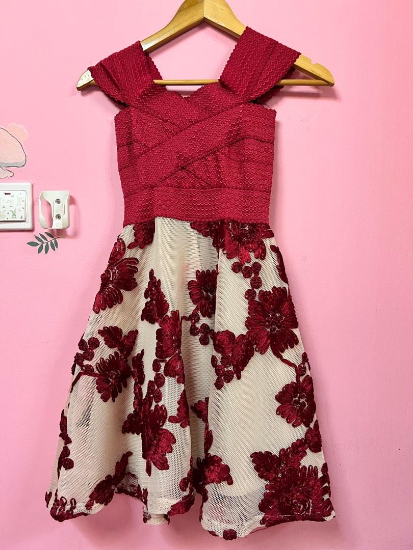 Floral bandage dress best sale