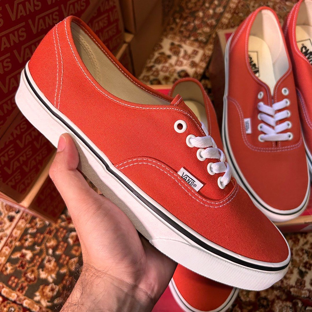 Rusty orange vans best sale