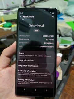 Samsung Galaxy Note 8 64GB 6GB Ram Black Midnight Complete