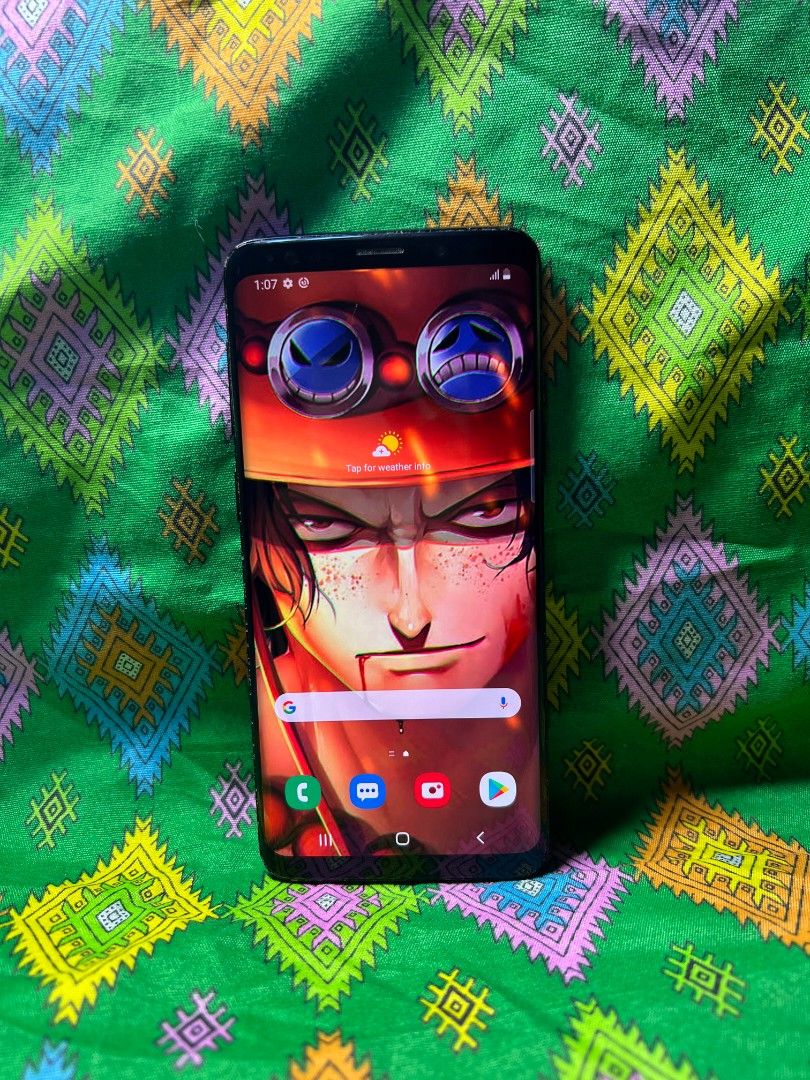SAMSUNG s9 (Category: Samsung) located in Quezon City. Submitted by mubrogadgets (Listing ID 1307695250, Image 1). Description: SUMMER SUPER SALE!!!🏖🏖☀️☀️ 🔥🔥🆕️SAMSUNG S9 ❤️❤️ 4000₱only pm me now to avail the summer promo may slight amoled burn na no history of repair or issue ➡️Super linaw ng both camera • 64GB | 4GB • NTC • Inclusion: Replacement Charger • 3 days Store Warranty Exynos 9810 ➡️DIRECT 2ND HAND SUPPLIER. ➡️Wholesale/Reseller Pr