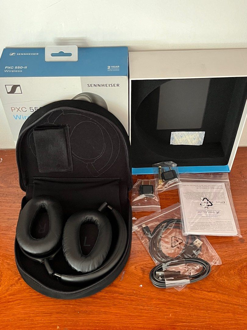 Sennheiser PCX 550 (Category: Headphones & Headsets) located in Quezon City. Submitted by techsol (Listing ID 1307586495, Image 1). Description: Wireless Headphone, Noise Guard Adaptive Noise Cancelling, Bluetooth Headphone.