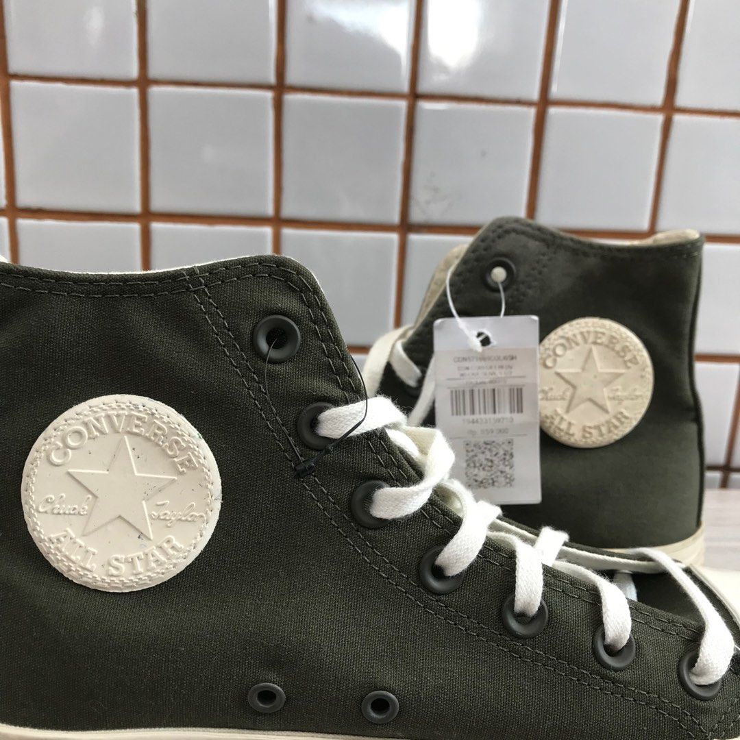 Army Green Converse All Star Militari Sepatu Converse Chuck Taylor