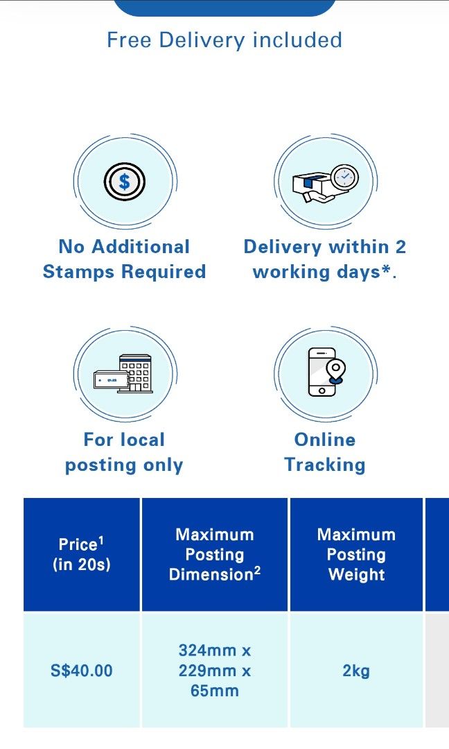 Singpost Tracking Singpost Tracked Prepaid Label, Hobbies & Toys, Stationery & Craft ...