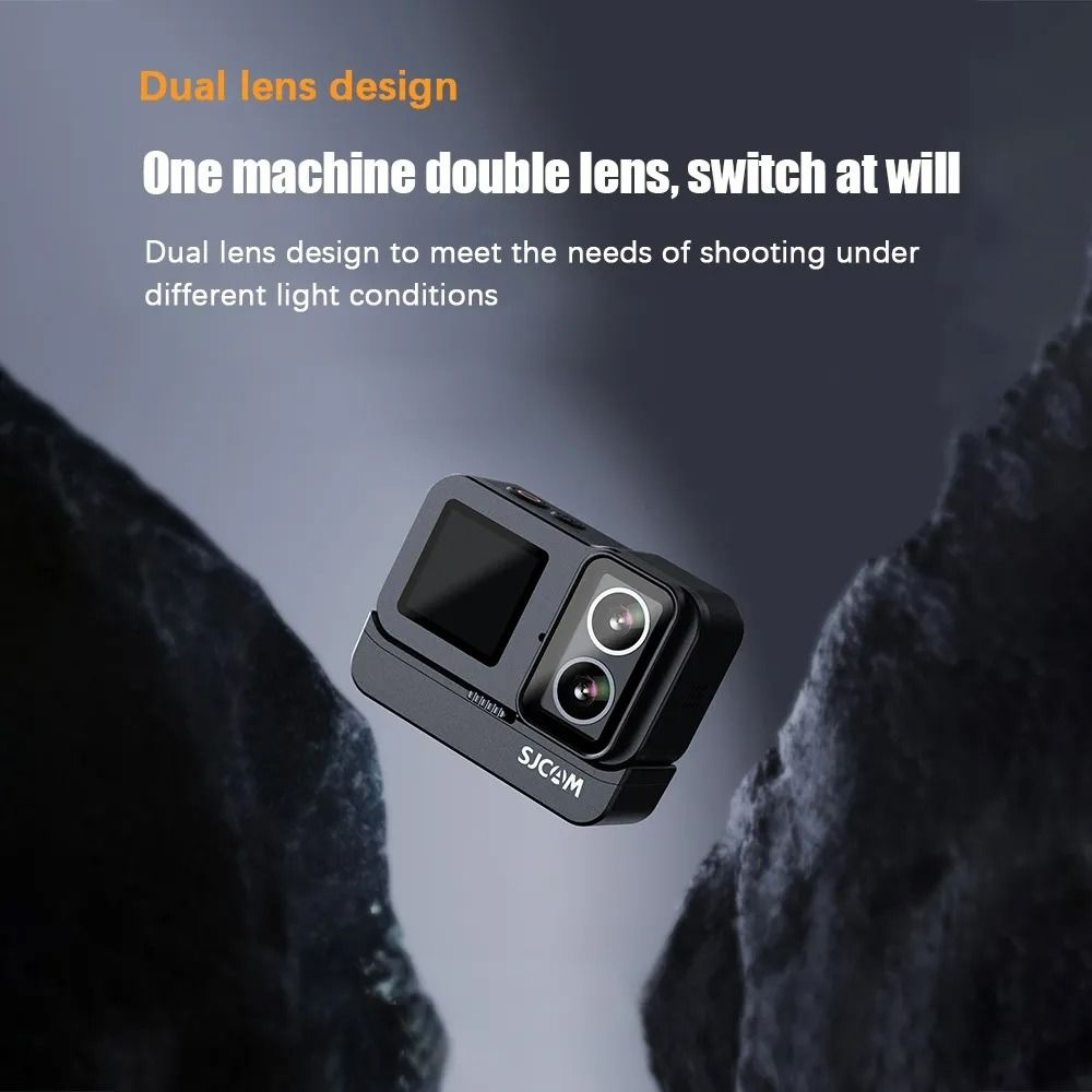 SJCAM SJ20 Dual Lens Action Camera 4K Resolution Video 6 Axis Gyroscope