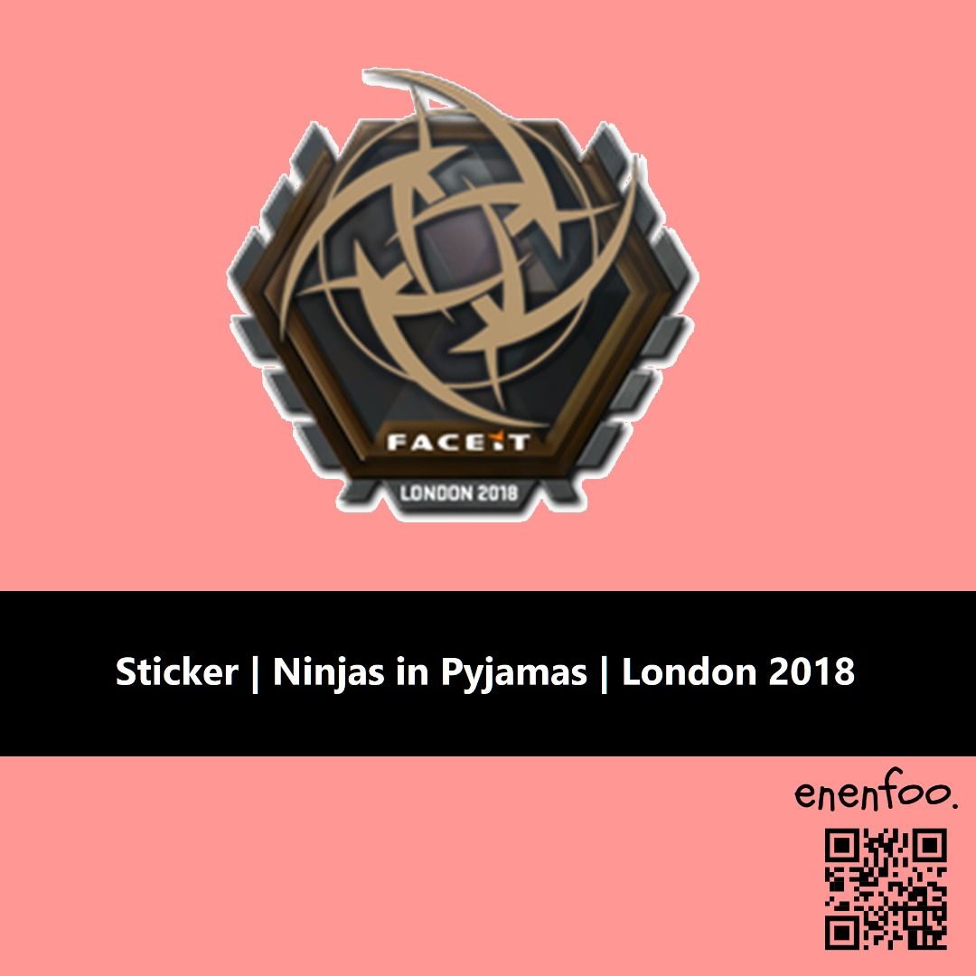 STICKER NINJAS IN PYJAMAS LONDON 2018 18 NIP CS2 SKINS KNIFE ITEMS