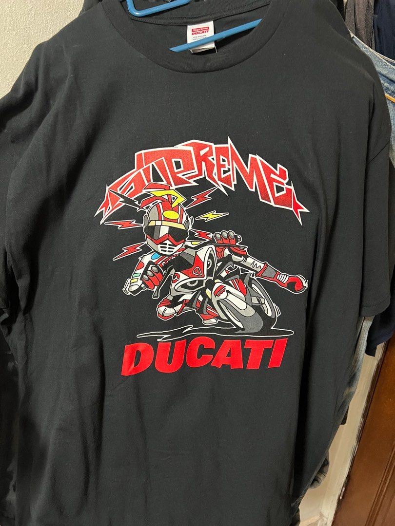 Supreme Ducati SS24 Tee Black XXL, Men's Fashion, Tops & Sets ...
