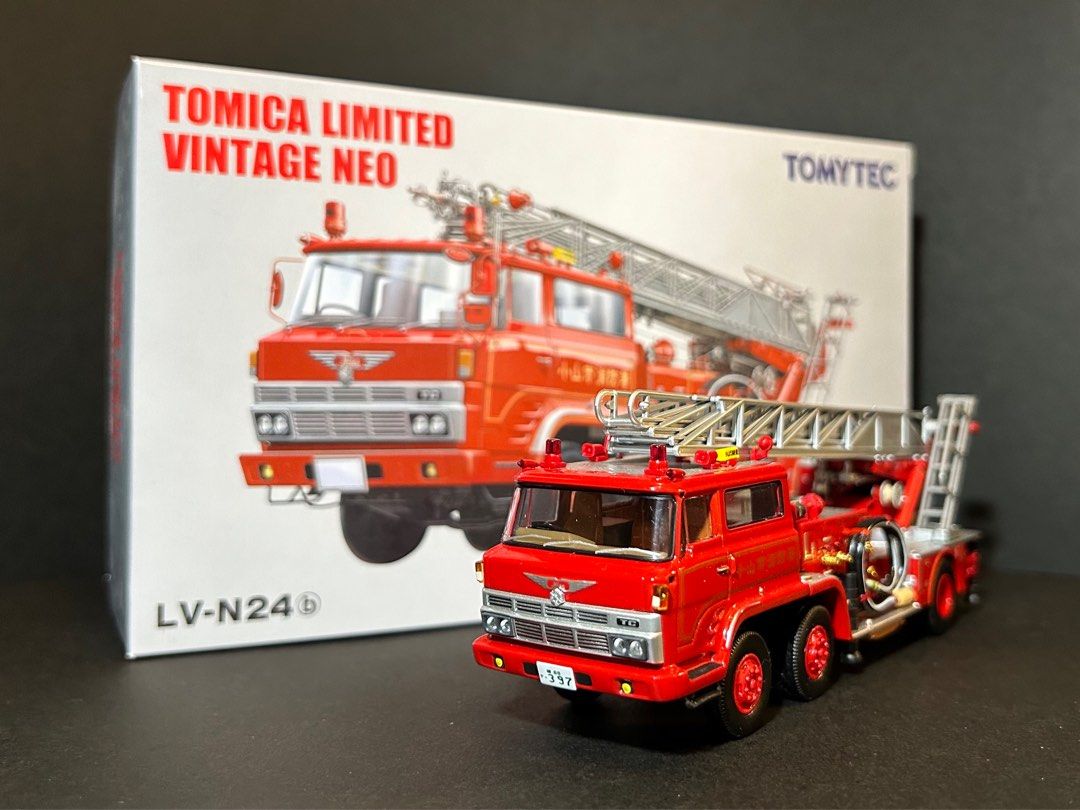 Tomytec Tomica Limited Vintage LV-N24b 日野TC343型はしご付き