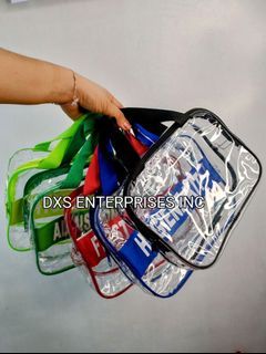 TRANSPARENT BAG PVC BAG- FIRST AID KIT, HYGIENE KIT, ADMISSION KIT BAG- AVAILABLE IN SMALL, MEDIUM & LARGE