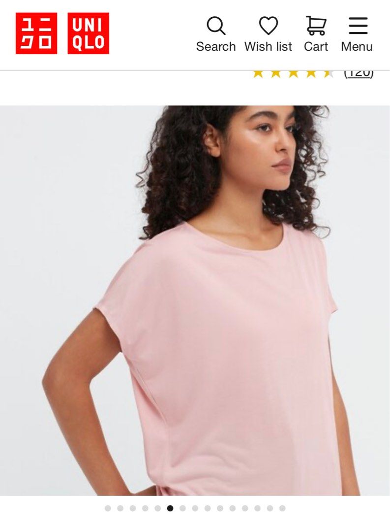 Uniqlo Drape Crew Neck T- Shirt (Category: Shirts) located in San Fernando. Submitted by d.m.fits (Listing ID 1307665286, Image 1). Description: Size: M on tag vgood condish.