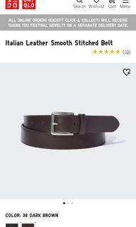 UNIQLO Italian Leather Belt