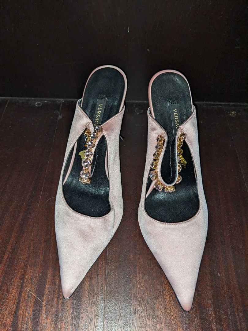 Versace mules cheap