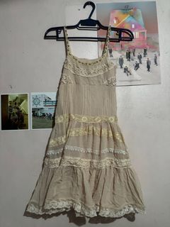 Vintage beaded coquette dress