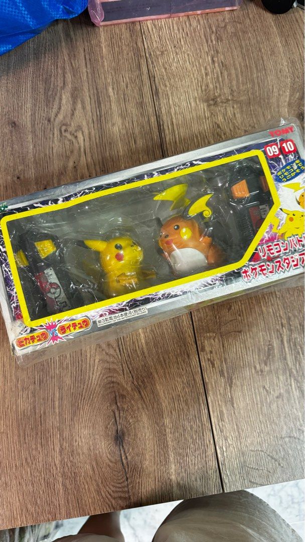 VINTAGE RARE JAPANESE Pokemon Pikachu vs Raichu TOMY Remote control battle stadium set. Hobbies Toys Memorabilia Collectibles Vintage Collectibles on Carousell