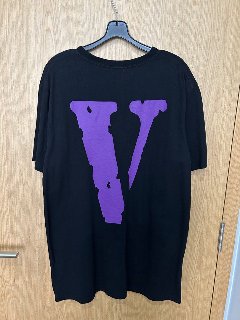 Vlone t shirt purple on sale