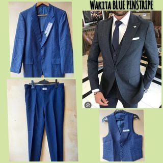 Wakita Suit Tuxedo Set with vest 3 piece suit
