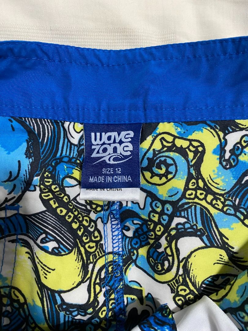 Wave zone swim trunks on sale
