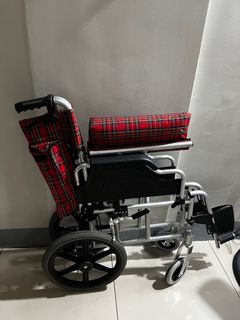 Wheel chairs, iv stand, over bed table, hospital bed with mattress & cover