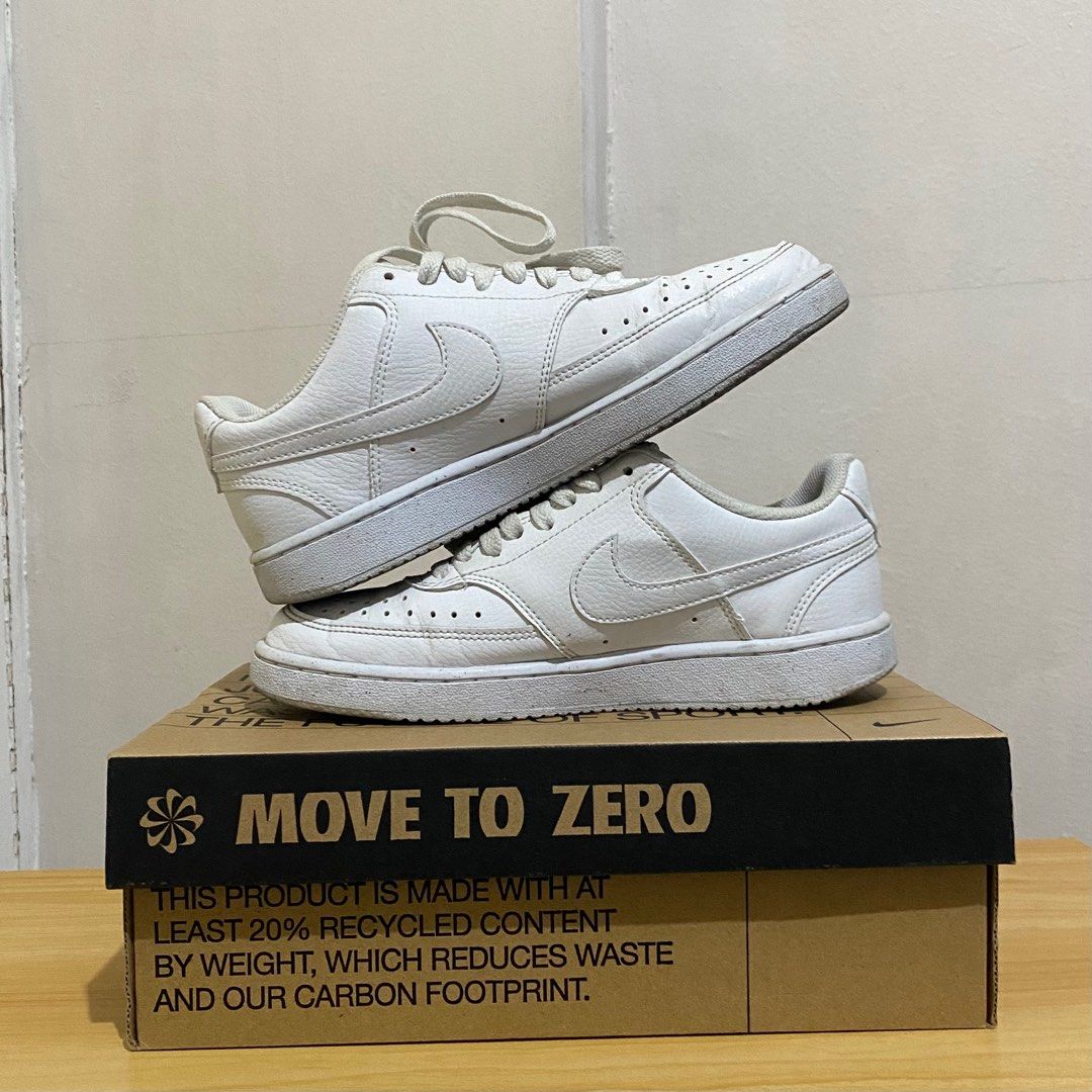 Womens Nike Court Vision Low (Category: Sneakers) located in Muntinlupa City. Submitted by declutterbuster (Listing ID 1307691325, Image 1). Description: Good Condition 23.5 cm Bought in Japan No Issue With box Payment first thru gcash .