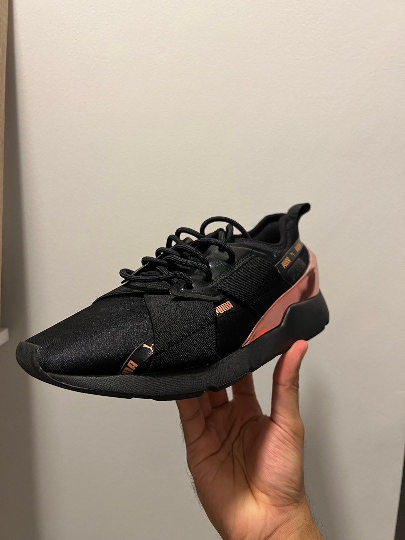 Women s Puma Muse X 2 Metallic V1 Sneakers Women s Fashion Footwear Sneakers on Carousell