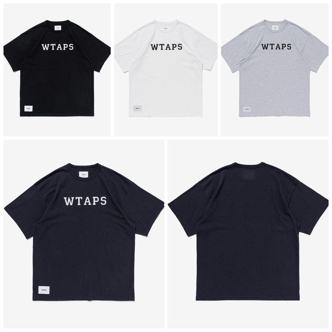 Wtaps 24SS ACADEMY / SS / COTTON. COLLEGE black navy L XL