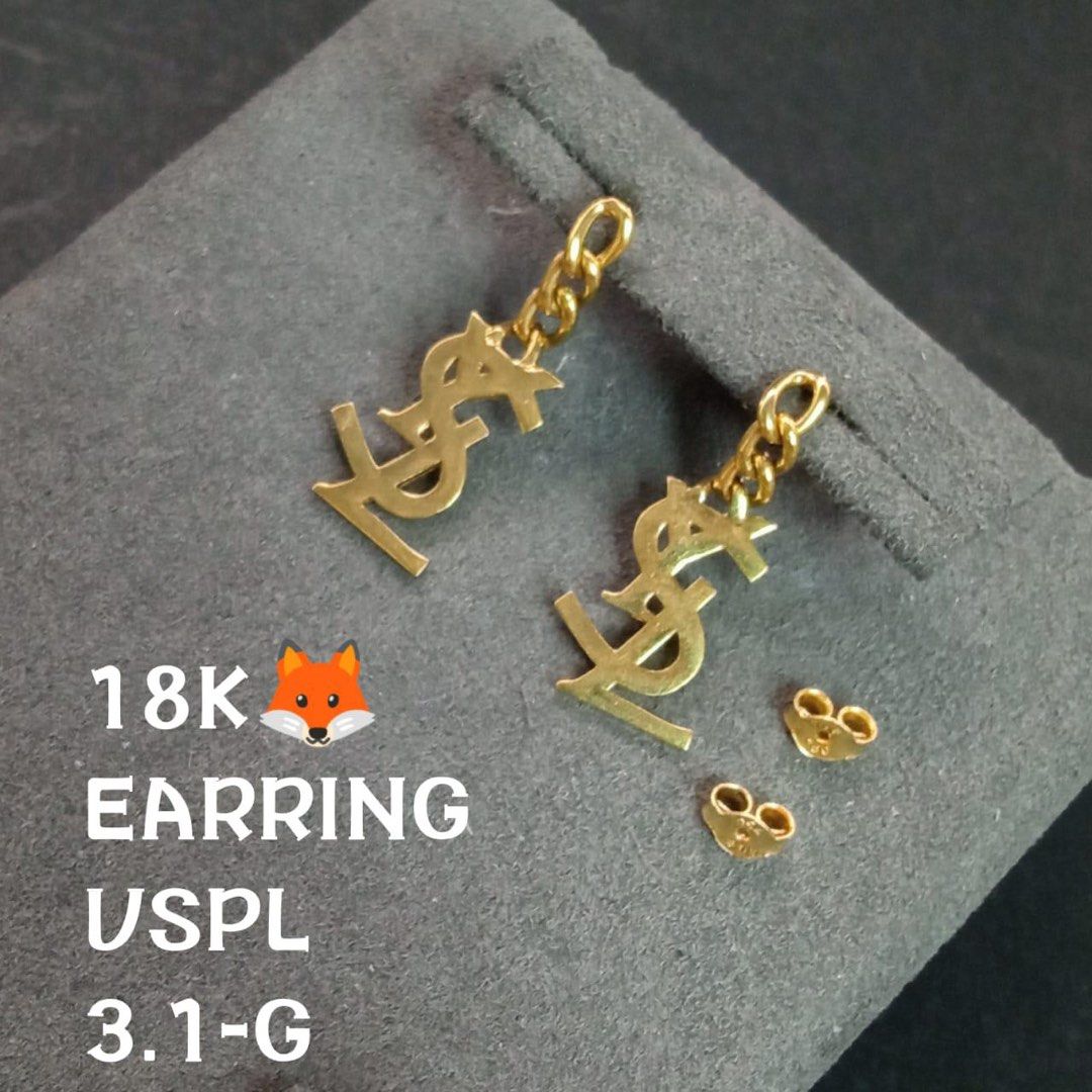 Ysl earrings aliexpress cheap
