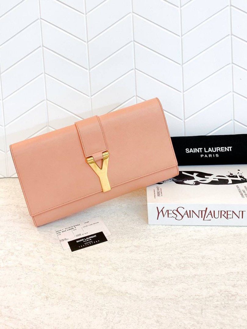 YSL Chyc Clutch, Barang Mewah, Tas Dompet di Carousell