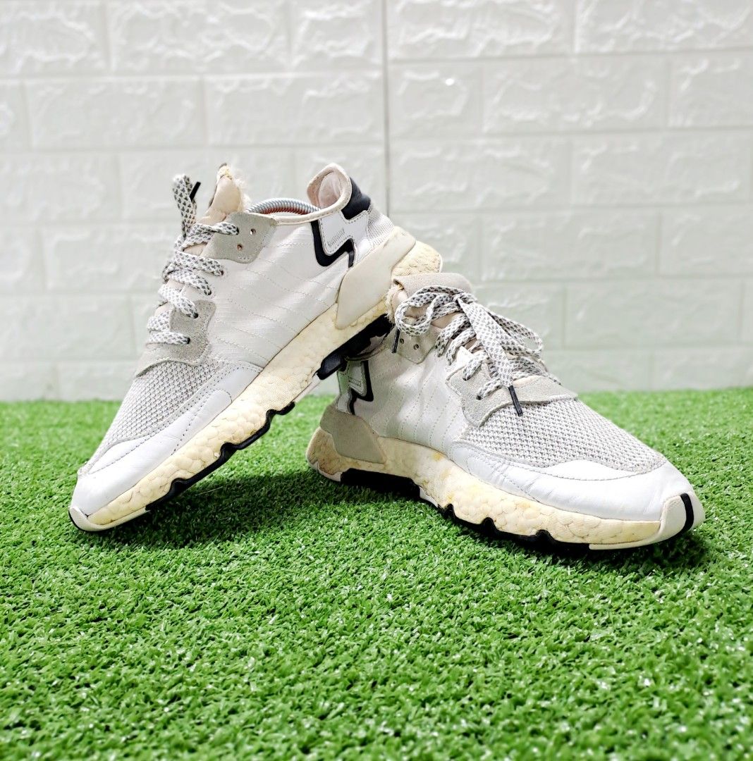 Adidas nite jogger crystal white store