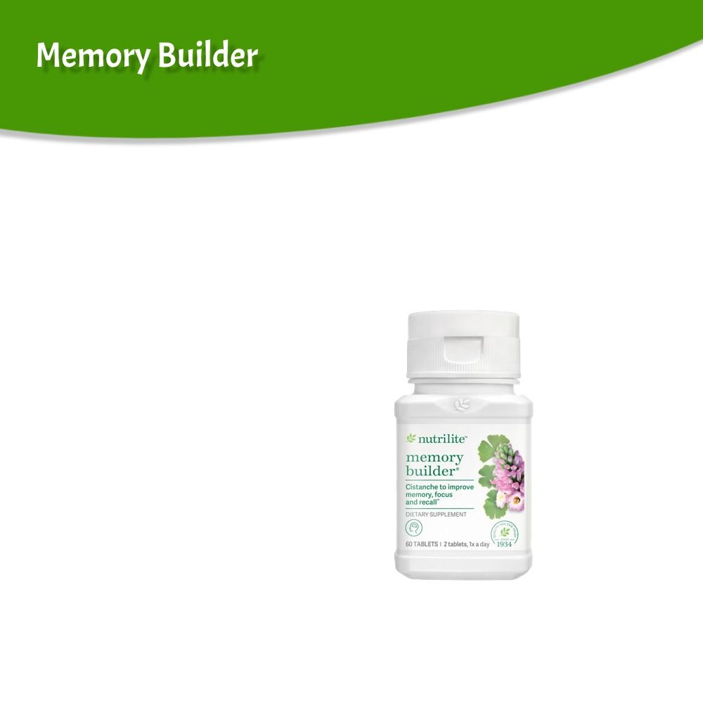 Amway Nutrilite Memory Builder Supplement 美國安利銀杏濃縮素 60片, 健康及營養食用品, 健康補充